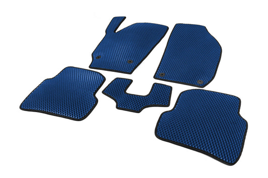 EVA Floor Mats (Blue) for Skoda Fabia 2007-2014 - image 2