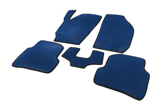EVA mats (Blue) for Skoda Fabia 2007-2014 - Reelken Auto