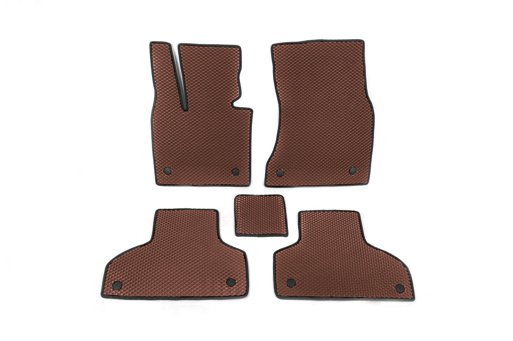 EVA Floor Mats (Brown) for BMW X5 F-15 2013-2018 - image 1