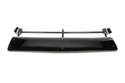 The visor on the windshield (gloss black, 5mm) for Fiat Doblo II 2010-2022 - Reelken Auto