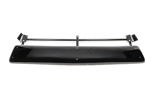 The visor on the windshield (gloss black, 5mm) for Opel Combo 2012-2018 - Reelken Auto
