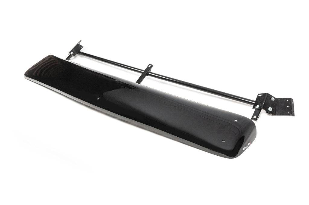 The visor on the windshield (gloss black, 5mm) for Fiat Doblo II 2010-2022 - Reelken Auto