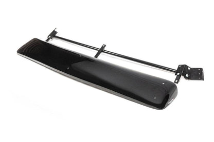 The visor on the windshield (gloss black, 5mm) for Fiat Doblo II 2010-2022 - Reelken Auto