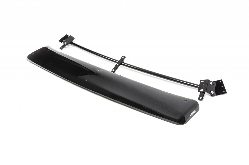 Windshield visor (black gloss, 5mm) for Peugeot Bipper 2008-2017 - image 1