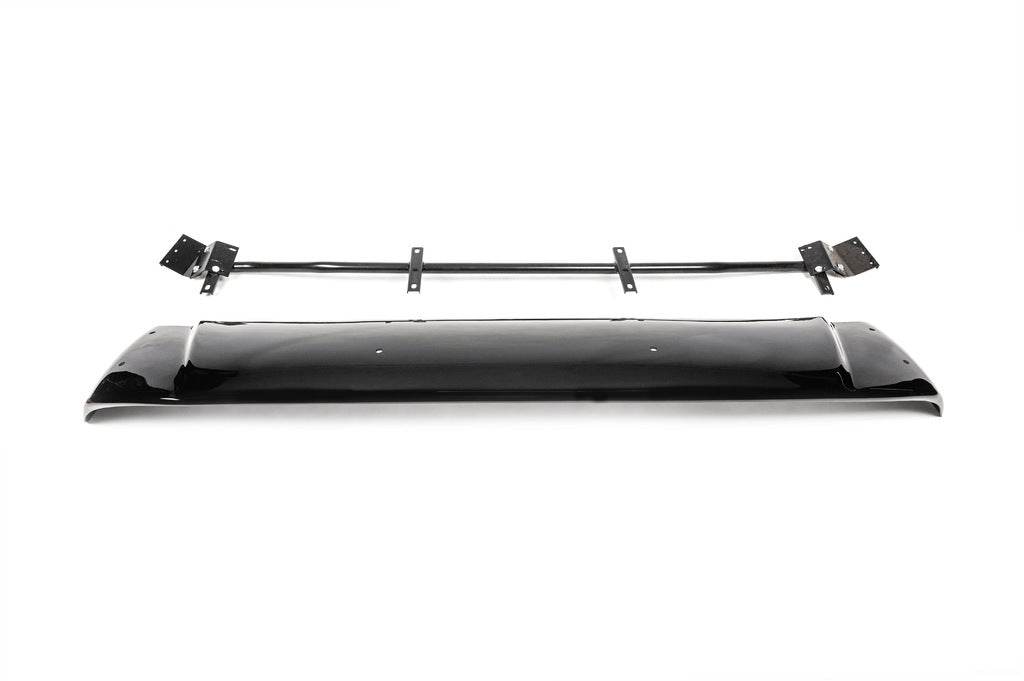 The visor on the windshield (gloss black, 5mm) for Ford Transit 1991-2000 - Reelken Auto