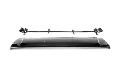 The visor on the windshield (gloss black, 5mm) for Ford Transit 1991-2000 - Reelken Auto