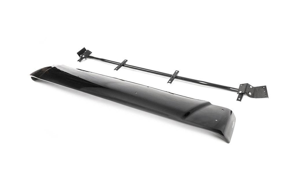 The visor on the windshield (gloss black, 5mm) for Ford Transit 1991-2000 - Reelken Auto