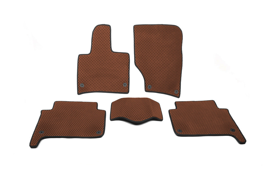 EVA Floor Mats (brick red) for Audi Q7 2005-2015 - image 6