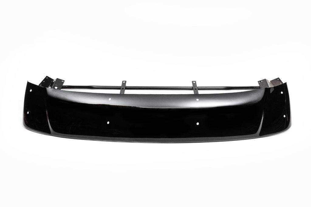 The visor on the windshield (gloss black, 5mm) for Ford Transit 1991-2000 - Reelken Auto