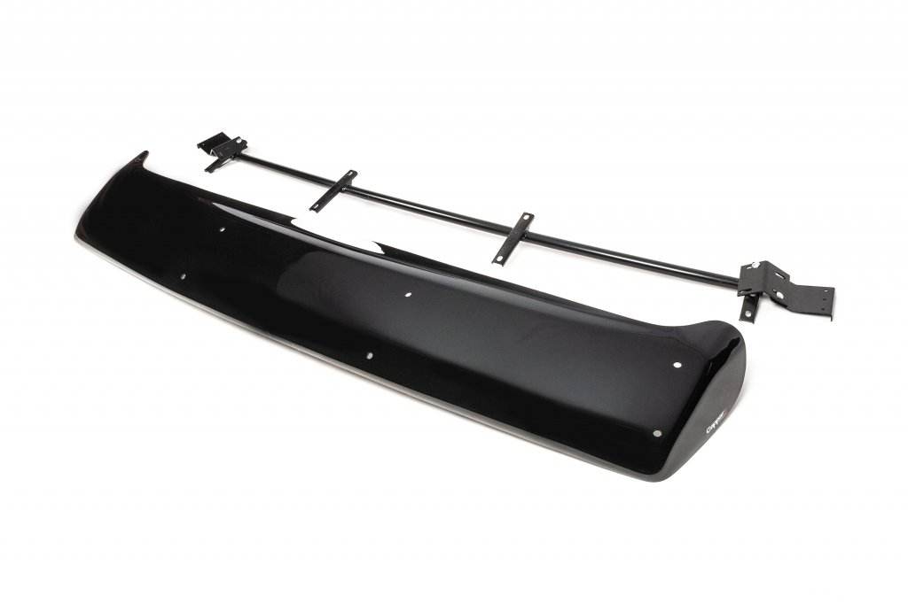 The visor on the windshield (gloss black, 5mm) for Citroen Jumper 1995-2006 - Reelken Auto