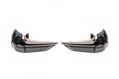 Rear optics 2016+ (Superior Black, 2 pcs) for Lexus LX570/450d - Reelken Auto