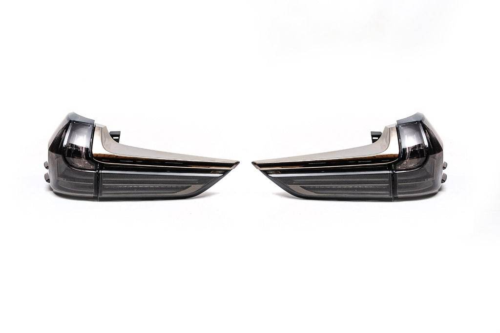 Rear optics 2016+ (Superior Black, 2 pcs) for Lexus LX570/450d - Reelken Auto