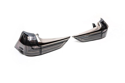 Rear optics 2016+ (Superior Black, 2 pcs) for Lexus LX570/450d - Reelken Auto