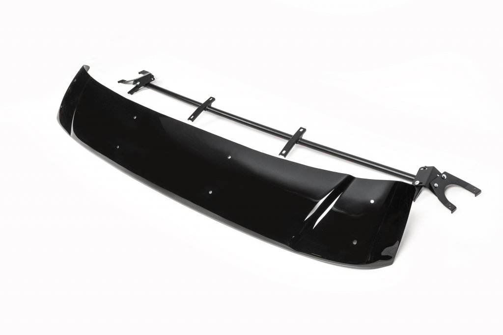 The visor on the windshield (gloss black, 5mm) for Volkswagen T4 Caravelle/Multivan - Reelken Auto