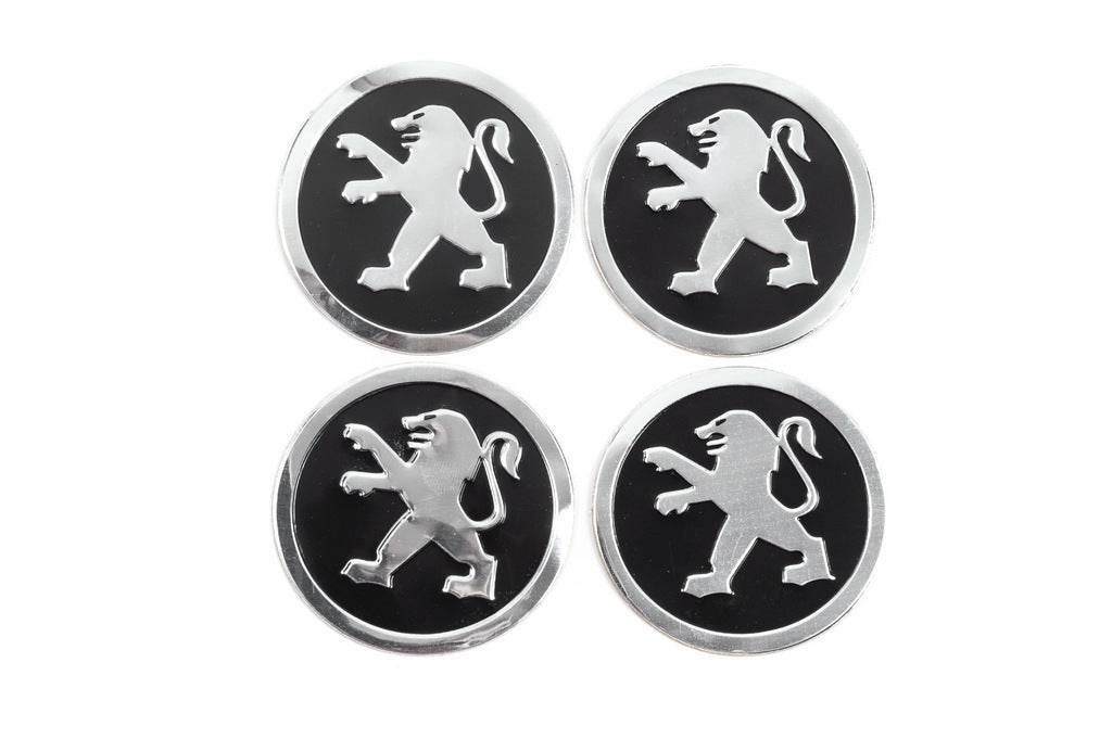 Stickers for caps 60 mm 8924 (4 pcs.) for Peugeot - Reelken Auto