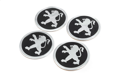 Stickers for wheel center caps 60mm 8924 (4 pcs) for Peugeot - image 2