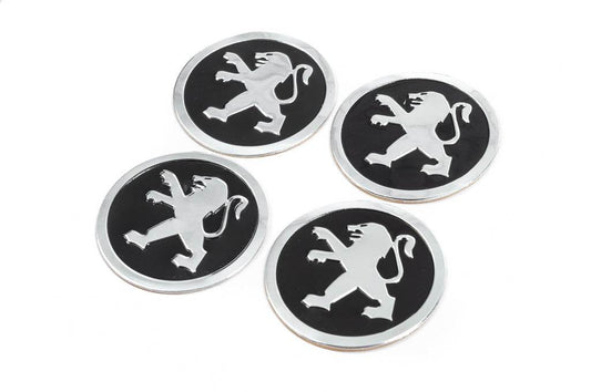 Stickers for caps 60 mm 8924 (4 pcs.) for Peugeot - Reelken Auto