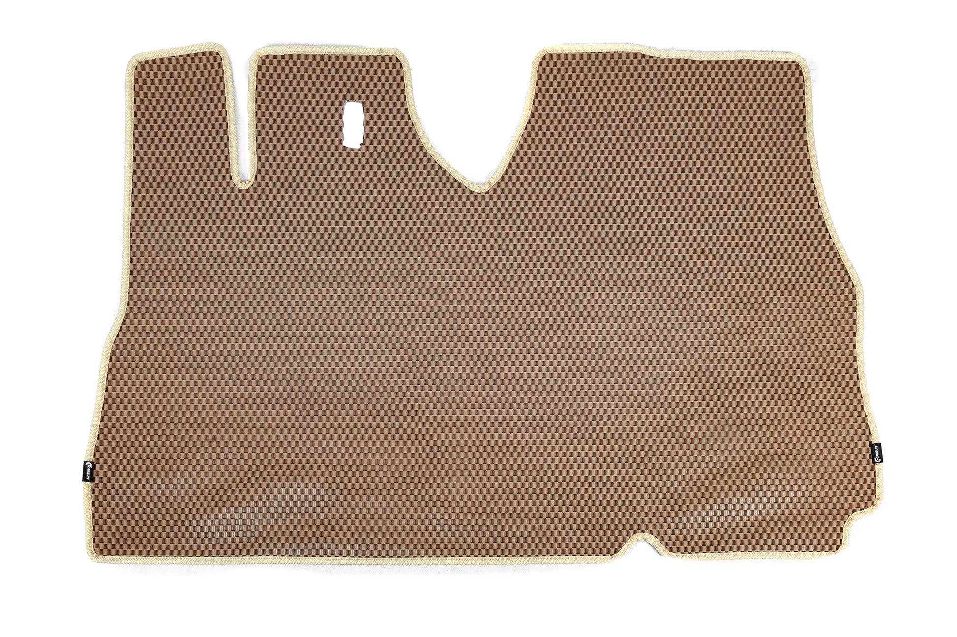 Rubber floor mats Carsuit (1995-2002, beige) for Fiat Ducato 1995-2006 - image 1