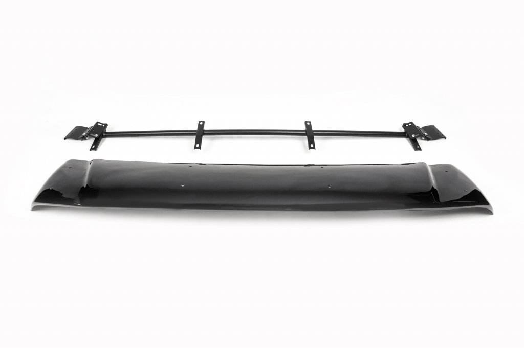 The visor on the windshield (gloss black, 5mm) for Ford Transit 1991-2000 - Reelken Auto
