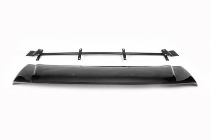 The visor on the windshield (gloss black, 5mm) for Ford Transit 1991-2000 - Reelken Auto