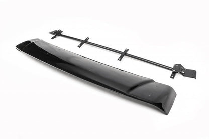 The visor on the windshield (gloss black, 5mm) for Ford Transit 1991-2000 - Reelken Auto