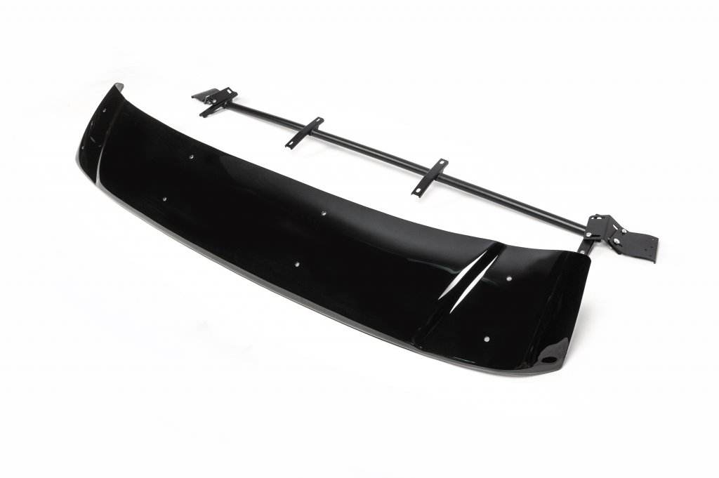 The visor on the windshield (gloss black, 5mm) for Ford Transit 1991-2000 - Reelken Auto
