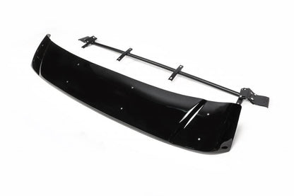 The visor on the windshield (gloss black, 5mm) for Ford Transit 1991-2000 - Reelken Auto
