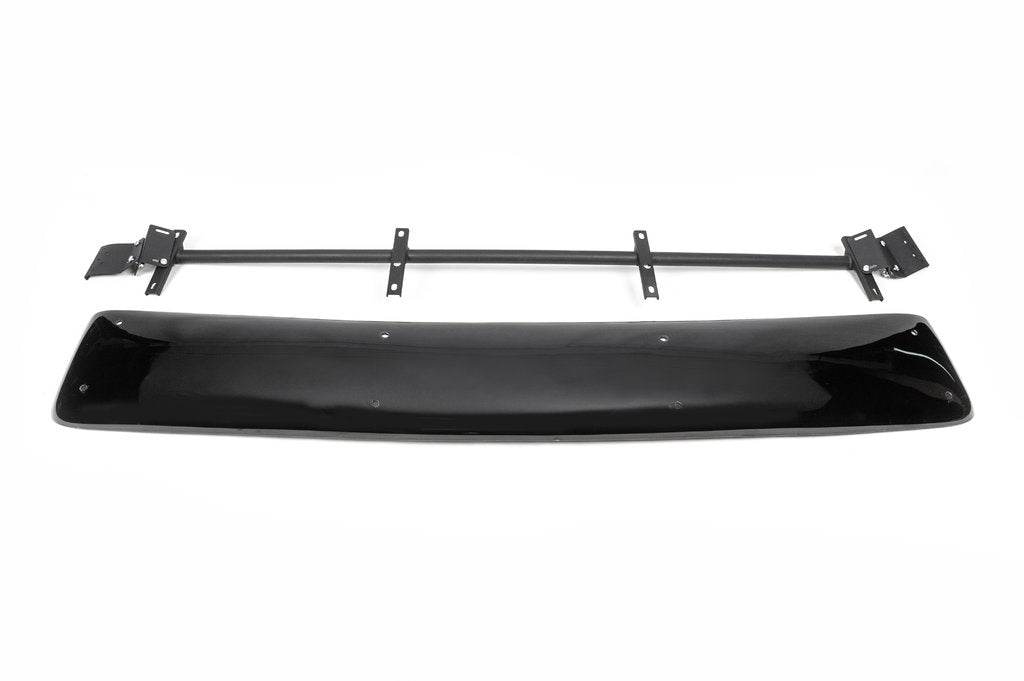 The visor on the windshield (gloss black, 5mm) for Volkswagen Caddy 2010-2015 - Reelken Auto