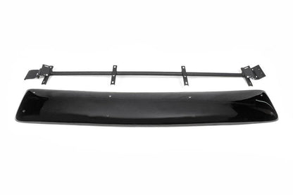 The visor on the windshield (gloss black, 5mm) for Volkswagen Caddy 2010-2015 - Reelken Auto