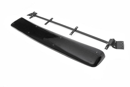 The visor on the windshield (gloss black, 5mm) for Volkswagen Caddy 2010-2015 - Reelken Auto