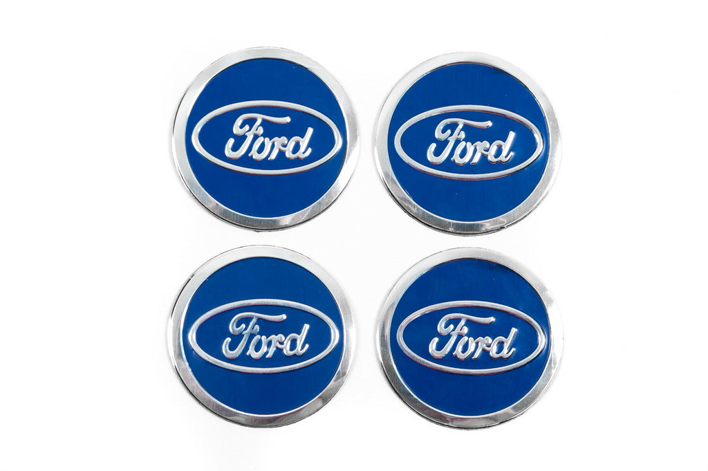 Stickers for wheel center caps 60mm 8946A (4pcs) for Ford - image 1