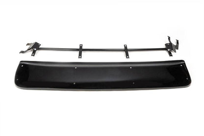 The visor on the windshield (gloss black, 5mm) for Citroen Berlingo 2008-2018 - Reelken Auto
