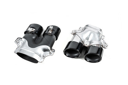 Rear diffuser with exhaust tips (Design C43) for Mercedes C-сlass W205 2014-2021 - image 7