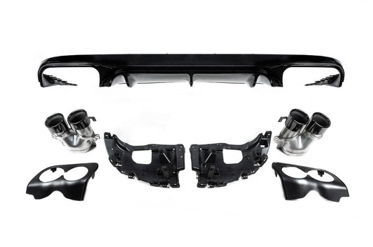 Rear Diffuser with Tips Black (AMG53 Design) for Mercedes E-class coupe C238 2016-2024 - image 2