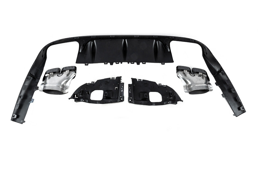 Rear diffuser with exhaust tips (AMG63 Design) for Mercedes E-class coupe C238 2016-2024 - image 6