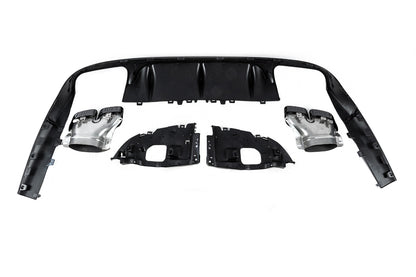 Rear diffuser with exhaust tips (AMG63 Design) for Mercedes E-class coupe C238 2016-2024 - image 6