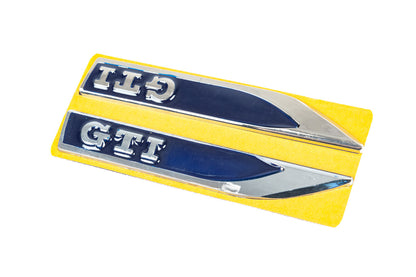 Side GTI Trim Blue Chrome (145mm x 22m) - image 2