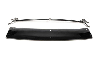 The visor on the windshield (gloss black, 5mm) for Ford Courier 2014-2023 - Reelken Auto
