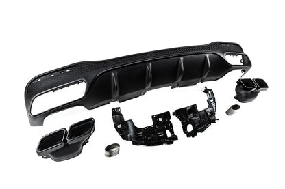 Rear diffuser for GLE (GLE63 Black design) for Mercedes GLE/ML сlass W166 2011-2018 - image 2