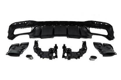 Rear diffuser for GLE (GLE63 Black design) for Mercedes GLE/ML сlass W166 2011-2018 - image 6