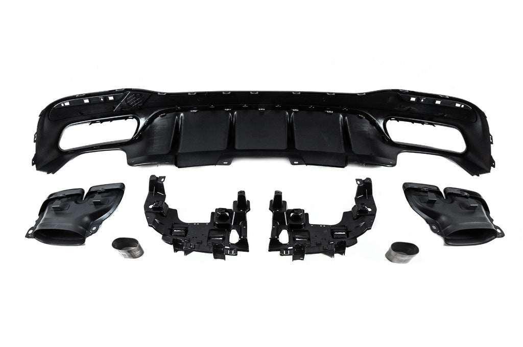 Rear diffuser for GLE (GLE63 Black design) for Mercedes GLE/ML сlass W166 2011-2018 - image 5