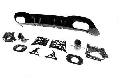 Rear diffuser with exhaust tips (Design A35 SD) for Mercedes A-сlass W177 2018- - image 7