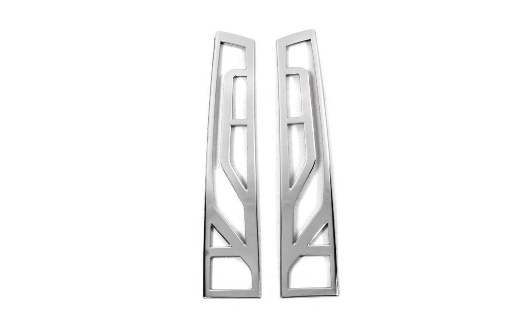 Foot pads V-1 (2 pcs., stainless steel) Carmos for Mercedes Sprinter W907/W910 2018↗ - Reelken Auto