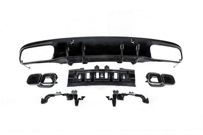 Body kit with diffuser for Coupe (Black Mamba C63GT design) for Mercedes C-сlass W205 2014-2021 - image 7