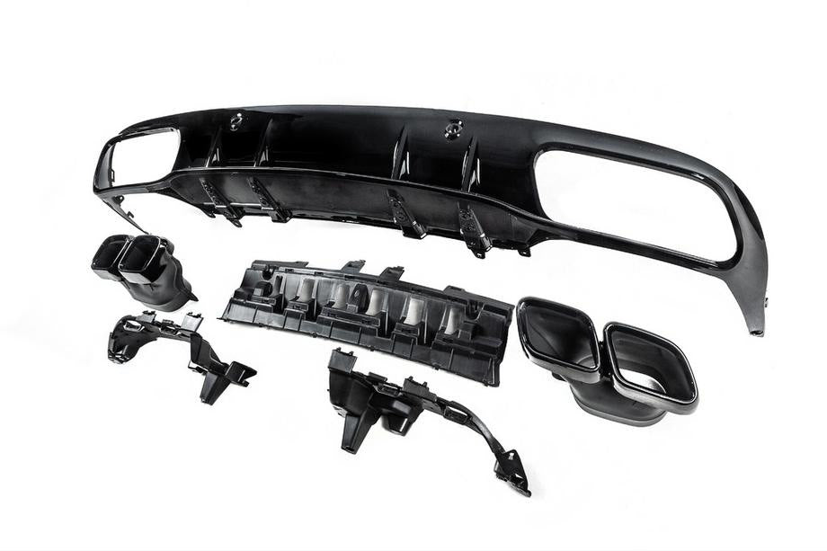 Body kit with diffuser for Coupe (Black Mamba C63GT design) for Mercedes C-class W205 2014-2021 - image 8