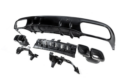 Rear diffuser with tips Black (for Coupe design AMG63) for Mercedes C-сlass W205 2014-2021 - image 4