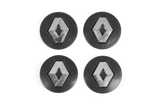 Black Wheel Center Caps 5882B (56mm to 52mm, 4 pcs) for Renault - image 2