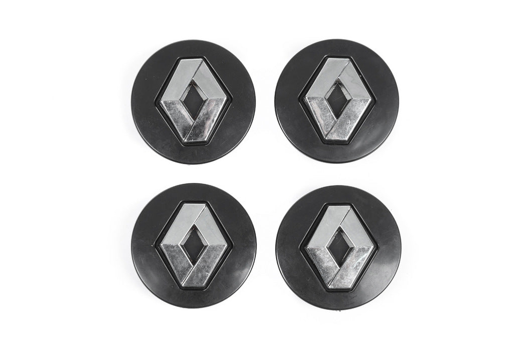 Black Wheel Center Caps 5882B (56mm to 52mm, 4 pcs) for Renault - image 2