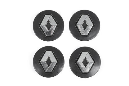 Black Wheel Center Caps 5882B (56mm to 52mm, 4 pcs) for Renault - image 2
