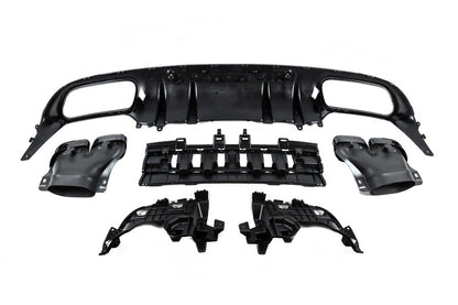 Body kit with diffuser for Coupe (Black Mamba C63GT design) for Mercedes C-сlass W205 2014-2021 - image 10
